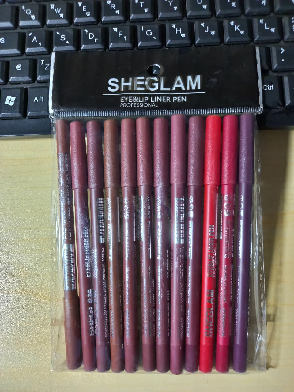 SHEGLAM Eye & Lip Liner Pen Professional Set (12-Piece)
