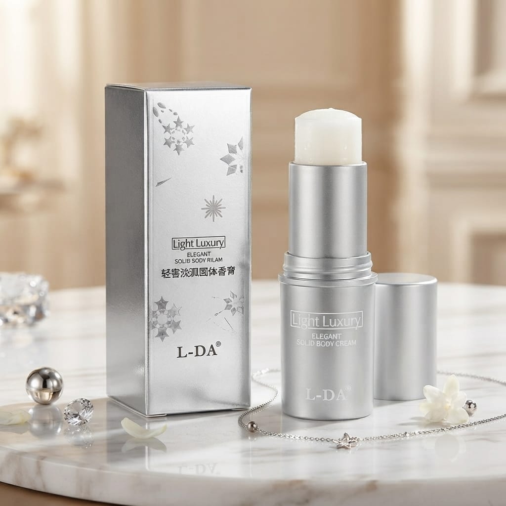 (01  Blue Wind)  L-DA Light Luxury Elegant Solid Body Cream Stick